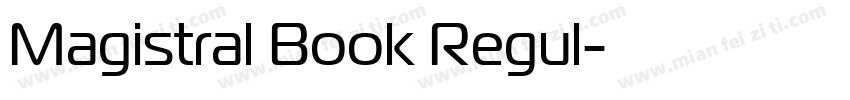 Magistral Book Regul字体转换